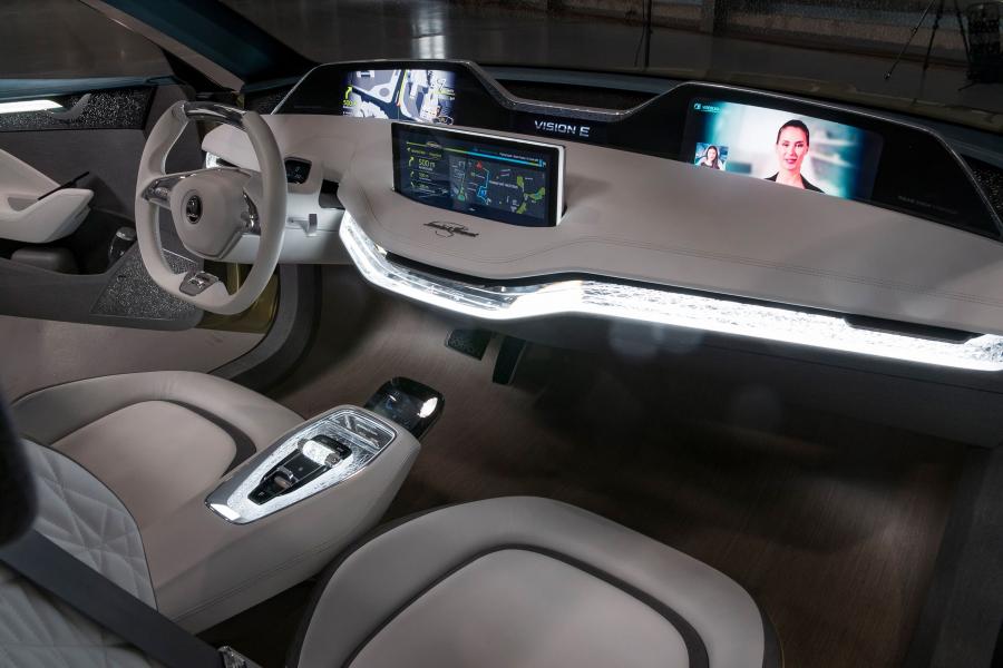 Интерьер Skoda VisionE Concept 2017 года  (фото 30 из 41)